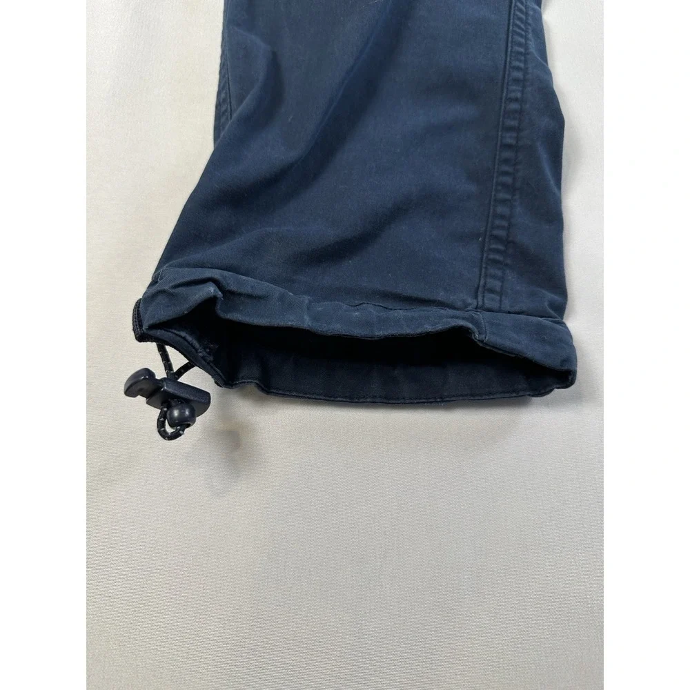 Abercrombie & Fitch 31x32 Navy Blue Slim Straight Y2K Gorpcore Mens Cargo Pants‎